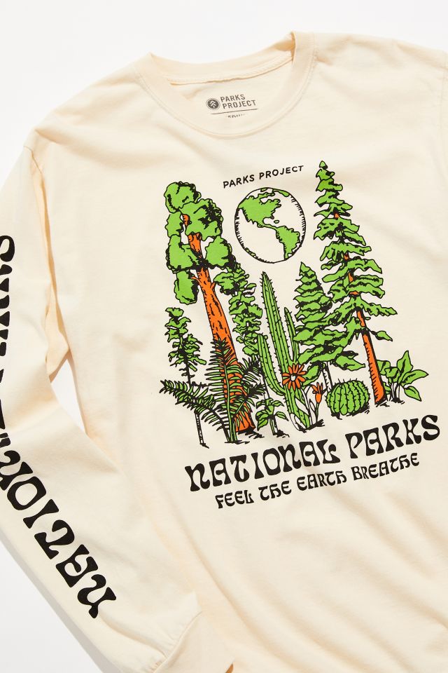 T-shirt à manches longues Feel The Earth Breathe Parks Project #1