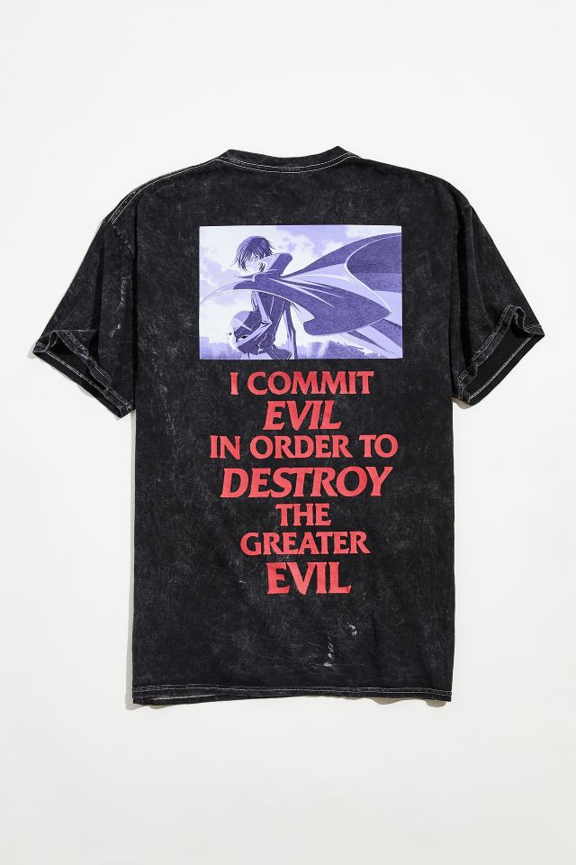 T-shirt Code Geass Maléfique #2
