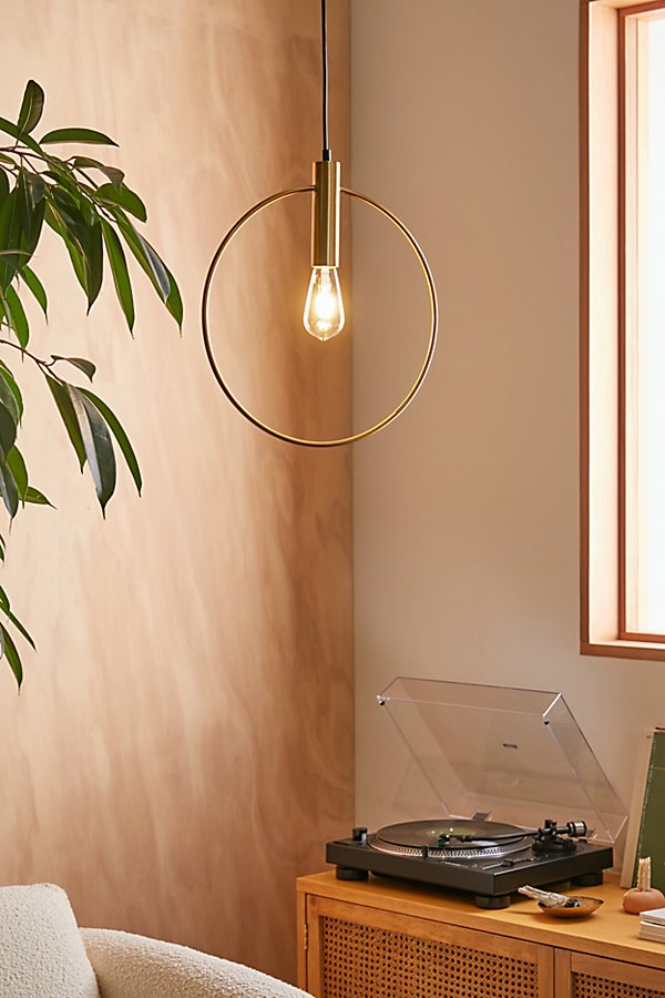 Urban Outfitters Enzo Pendant Light In Gold
