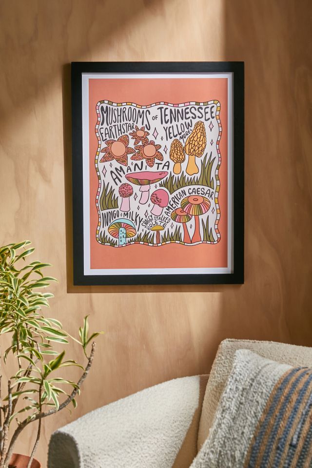 Doodle By Meg Mushrooms Of Tennessee Art Print | Urban Outfitters