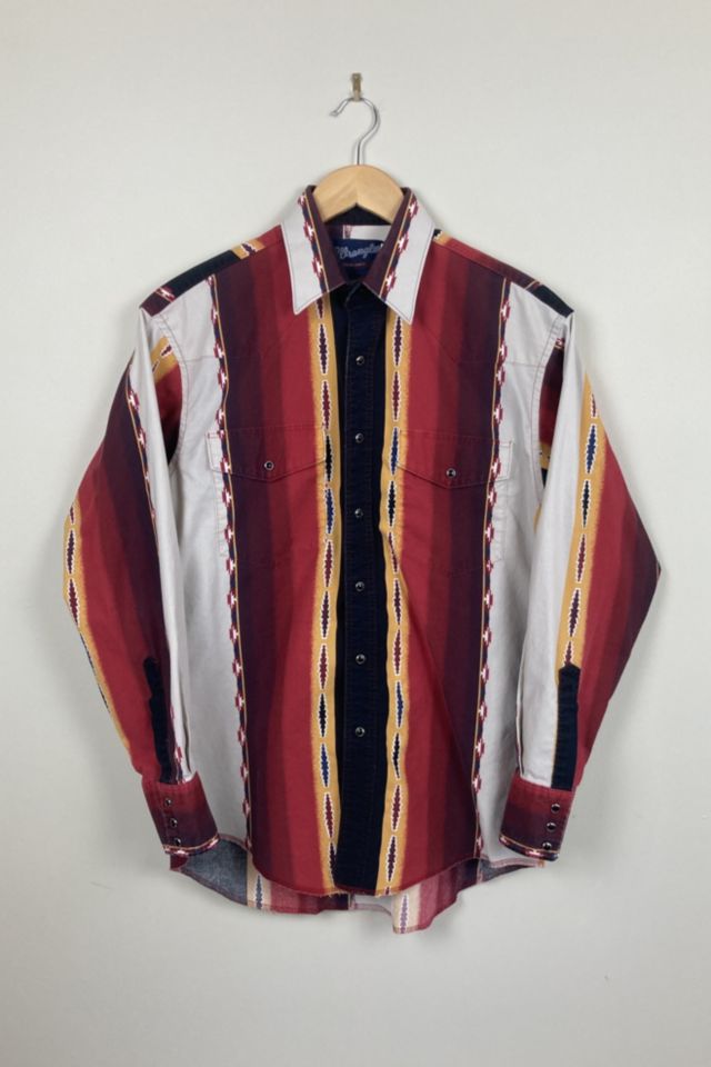 Vintage Wrangler Western Button-Down Shirt | Urban Outfitters