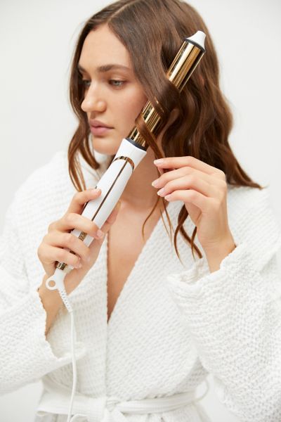 Pivoting wand curling iron best sale