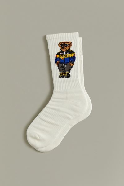 Polo Ralph Lauren Racer Bear Crew Sock | Urban Outfitters