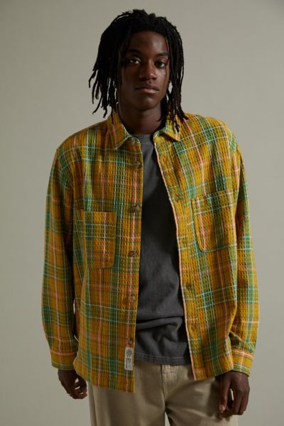 urban outfitters yellow plaid jacket