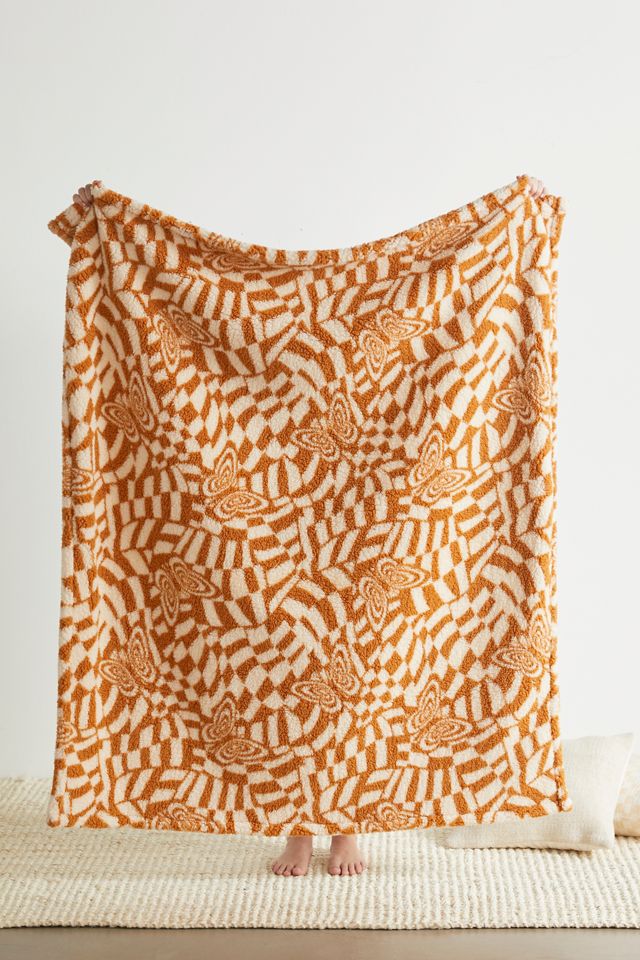 urbanoutfitters.com | Printed Sherpa Throw Blanket