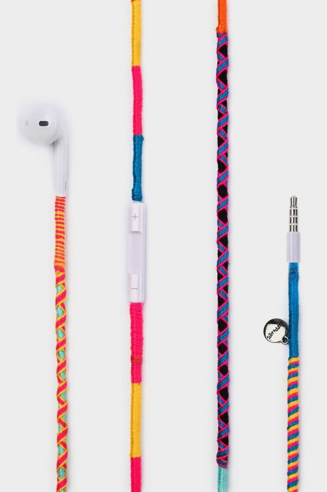 Happy Nes Handcrafted 3.5 mm Apple Headphones Urban Outfitters