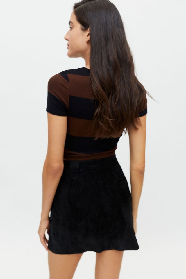 Urban Renewal Vintage Suede Mini Skirt #3