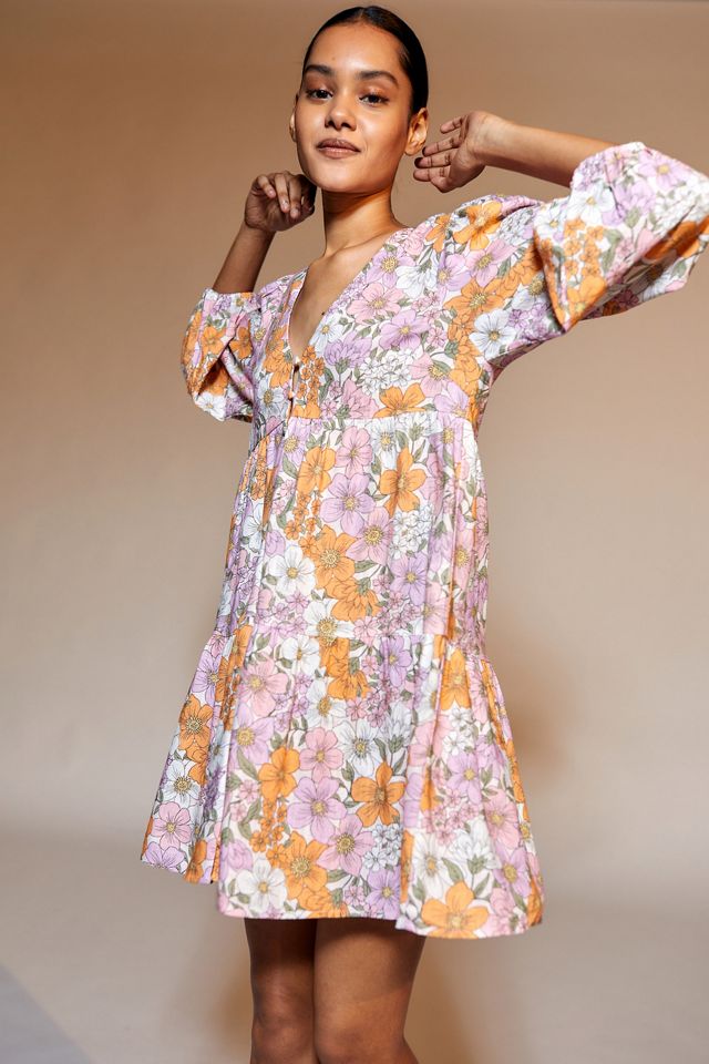 MINKPINK Ester Smock Mini Dress | Urban Outfitters