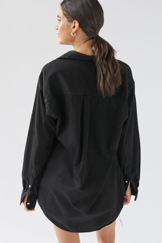Urban Renewal Vintage Solid Oversized Men’s Button-Down Shirt #2