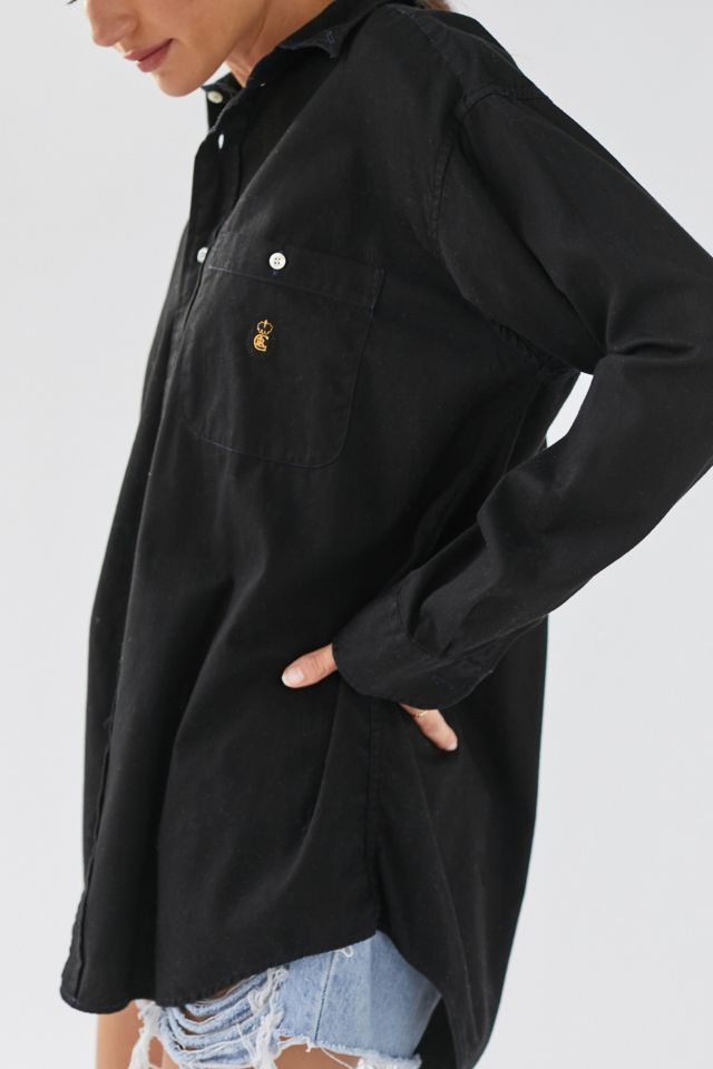 Urban Renewal Vintage Solid Oversized Men’s Button-Down Shirt #4