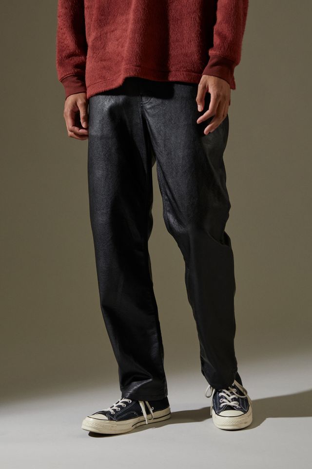 Standard Cloth Slim Faux Leather Pant #1