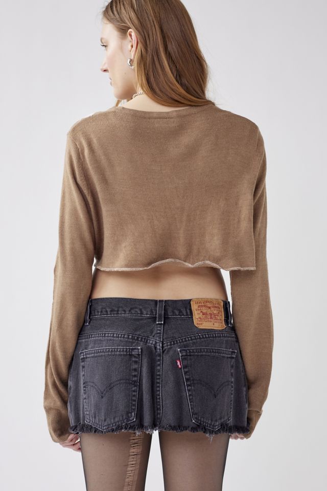 Levi denim best sale skirt urban outfitters