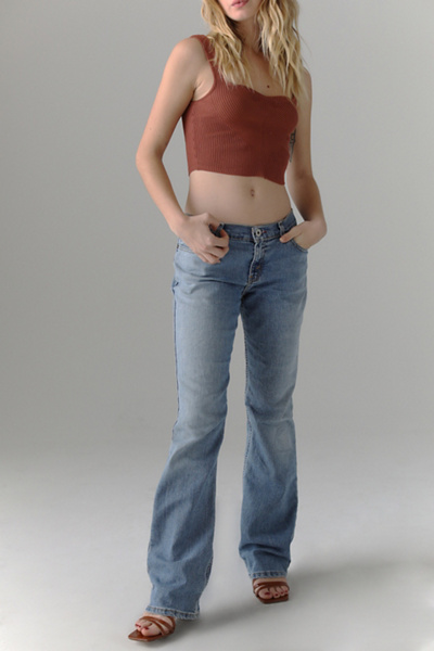 flare jeans low rise