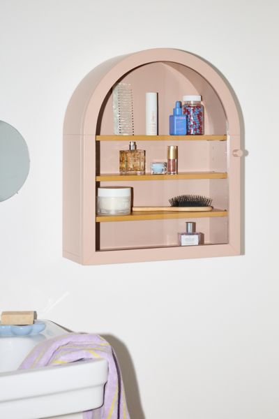 Urban Outfitters Mason Wall Shelf In Pink At  In Neutral