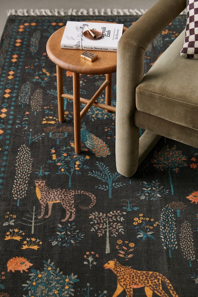 Printed Woodland Creature Rug #1