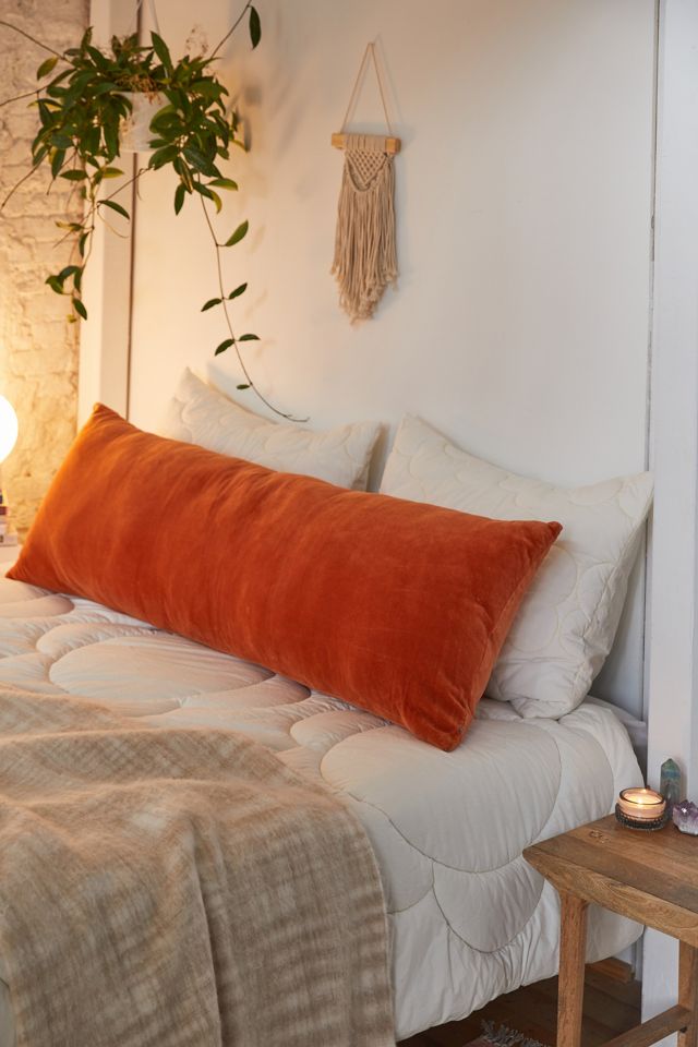 Urban Renewal XL Deadstock Velvet Body Pillow Urban Outfitters