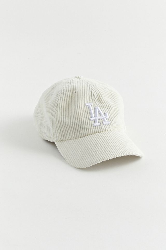 47 Brand MLB LA Dodgers T-Shirt In Off White With Colour Blocked