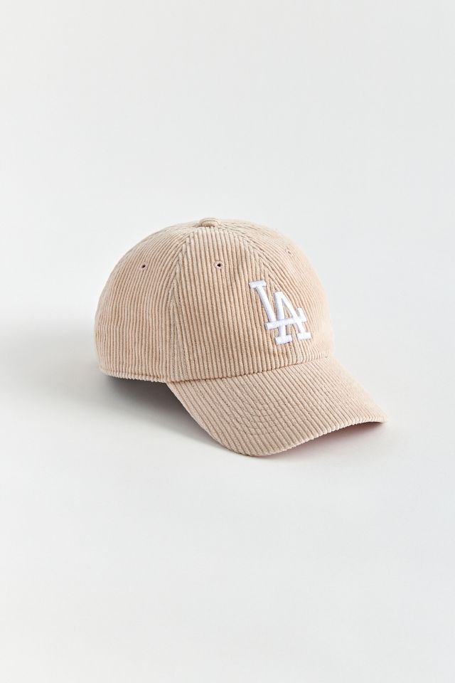 47 Brand MLB LA Dodgers T-Shirt In Off White With Colour Blocked