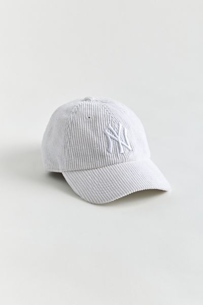 47 Uo Exclusive MLB New York Yankees Cord Cleanup Baseball Hat in White, Men's at Urban Outfitters