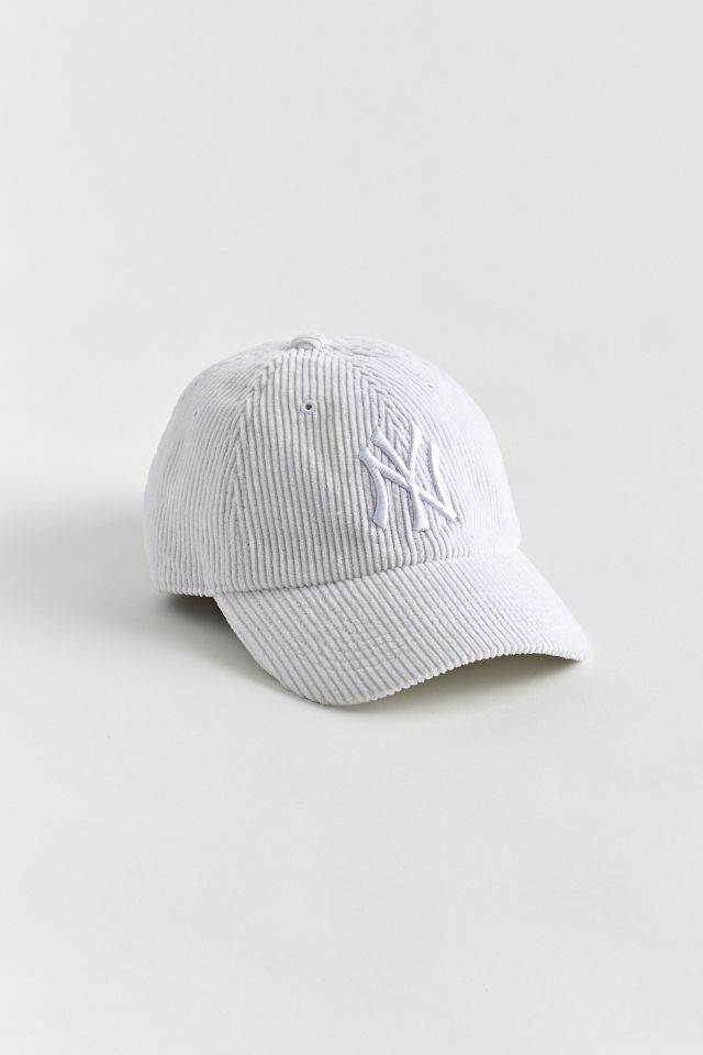 47 Uo Exclusive MLB New York Yankees Cord Cleanup Baseball Hat in White, Men's at Urban Outfitters