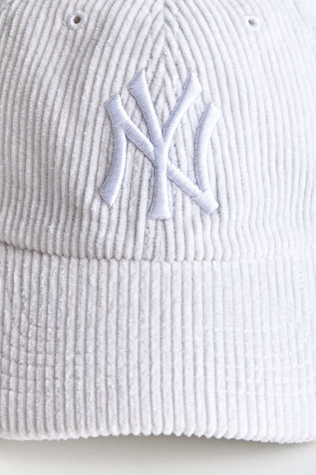 47 Uo Exclusive MLB New York Yankees Cord Cleanup Baseball Hat in White, Men's at Urban Outfitters