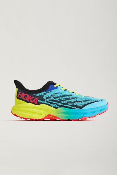 Hoka Speedgoat 5 Panelled Lace-up Sneakers In Blue