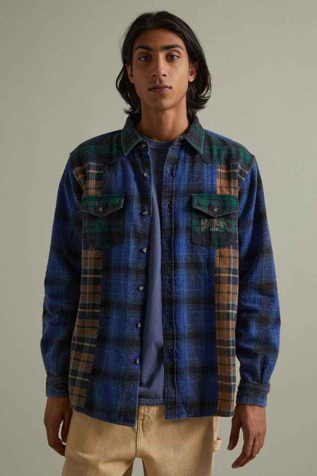 BDG Check Splice Shirt | Urban Outfitters