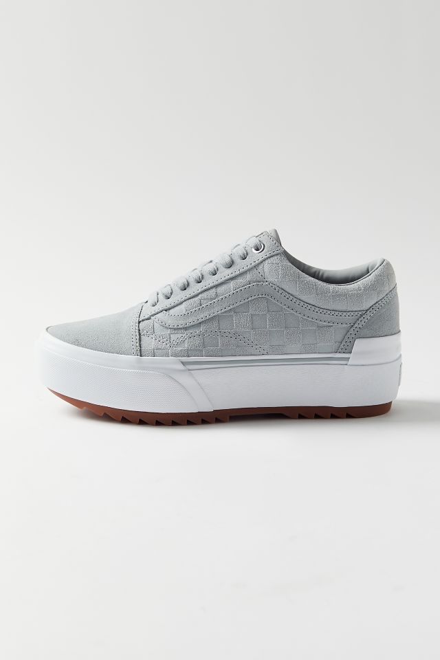 Vans Old Skool Stacked Embroidered Checkerboard Sneaker #2