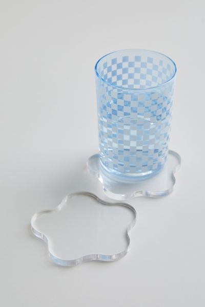 Urban Outfitters Frankie Patterned Juice Glass In Blue