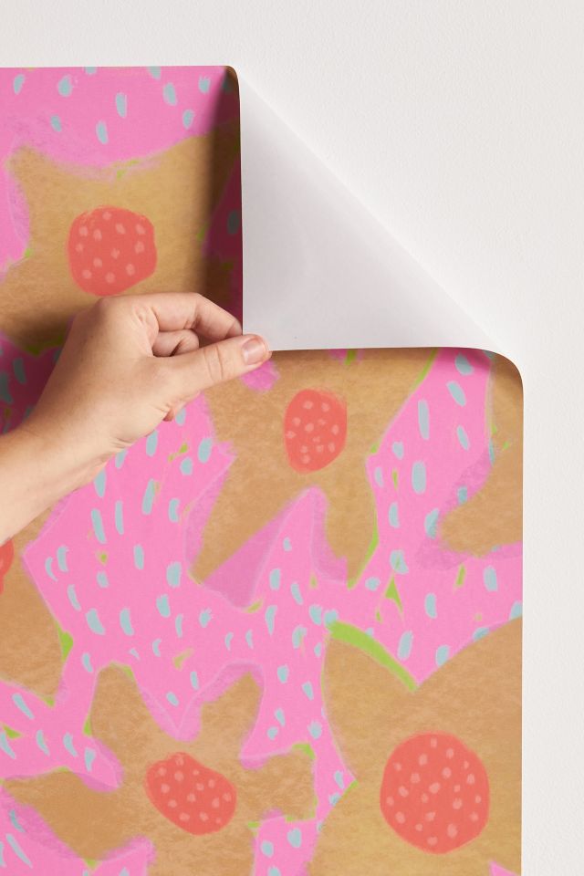 Sewzinski Retro Flowers Removable Wallpaper #1