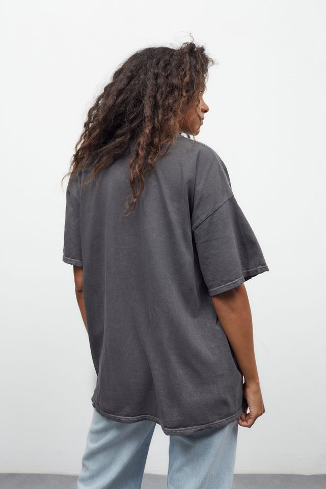 sachin and babi light blue dress Buy Boohoo Applique Design Studio Oversized T Shirt Dress In GREY MARL