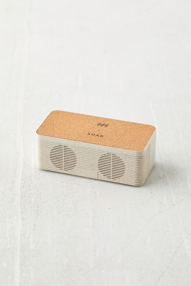 SOAR Wheat Fiber Wireless Charging Hub Bluetooth Speaker #2