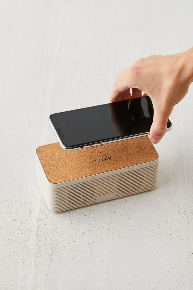 SOAR Wheat Fiber Wireless Charging Hub Bluetooth Speaker #3