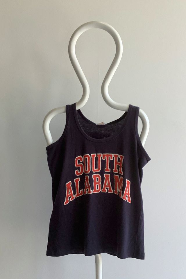 Vintage 80/90's South Alabama Soft Tank With Distressed Logo Wear ...
