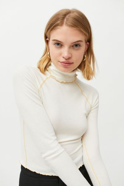 Out From Under Trina Seamed Turtleneck Top | Urban Outfitters