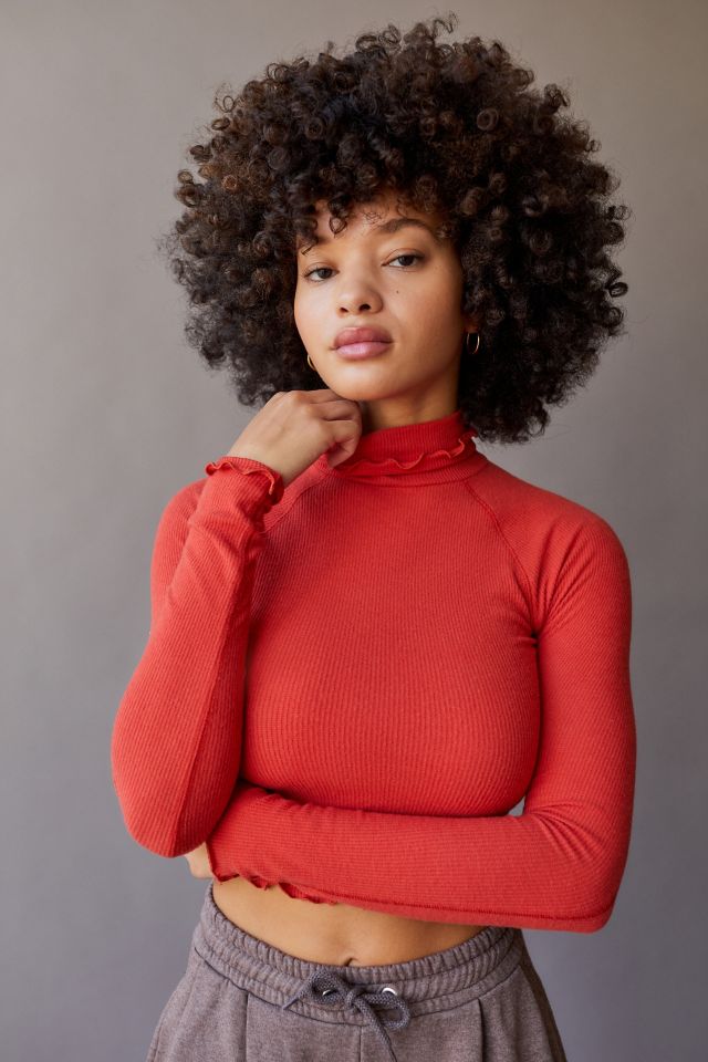 Out From Under Trina Seamed Turtleneck Top #3