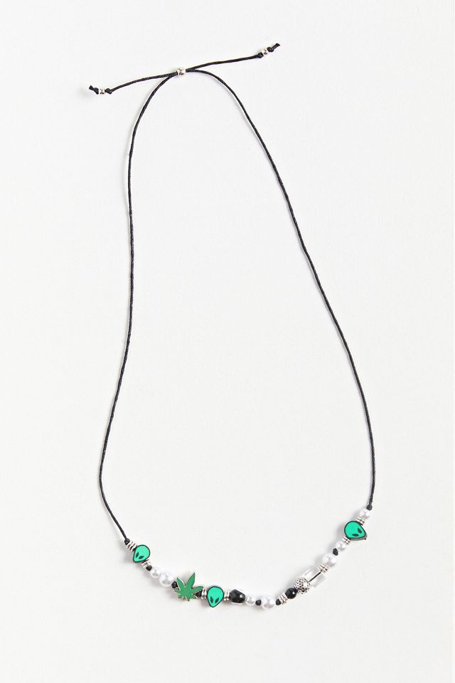 Jaden Beaded Necklace Urban Outfitters