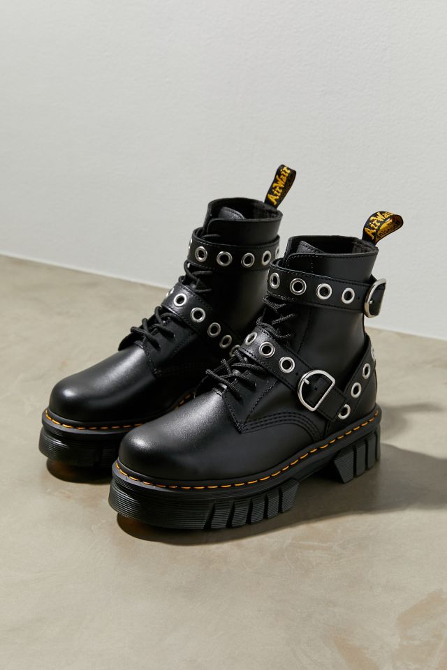 Dr. Martens Audrick Hardware Leather Platform Boot #3