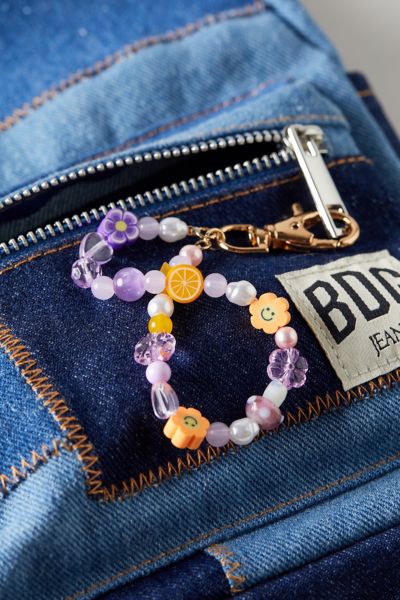 URBAN OUTFITTERS CHILL OUT BEADED KEYCHAIN 64276066