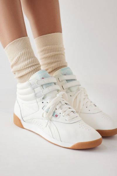 Reebok freestyle hi womens brown online