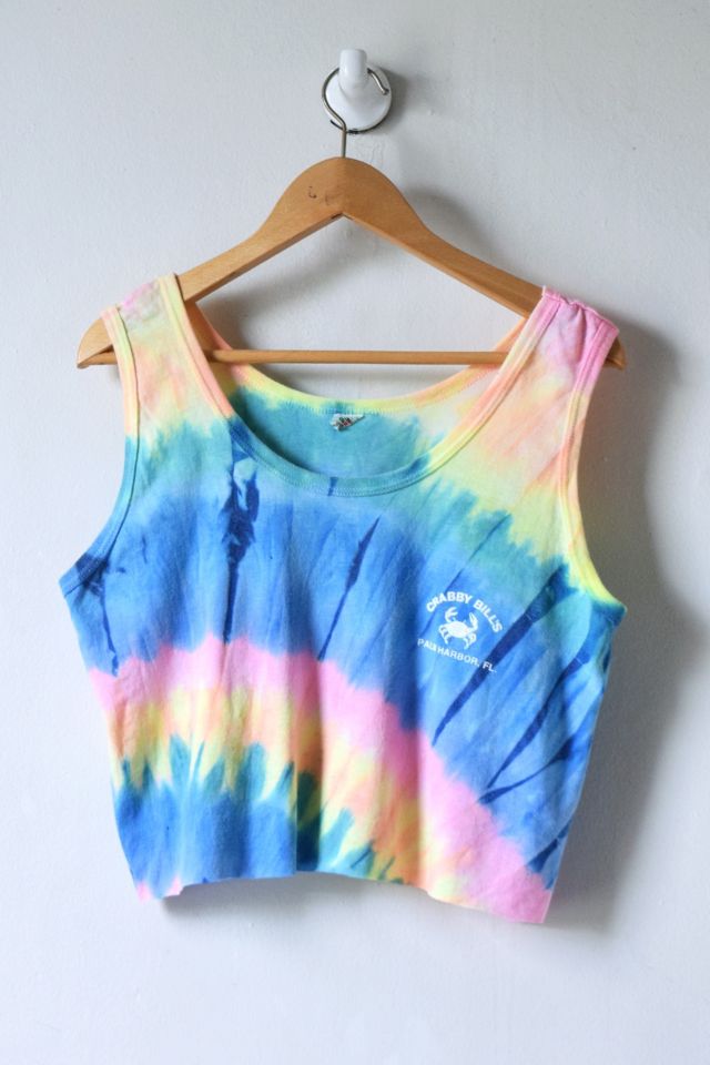 Tampa Bay Rays Tie-dye Crop Top 