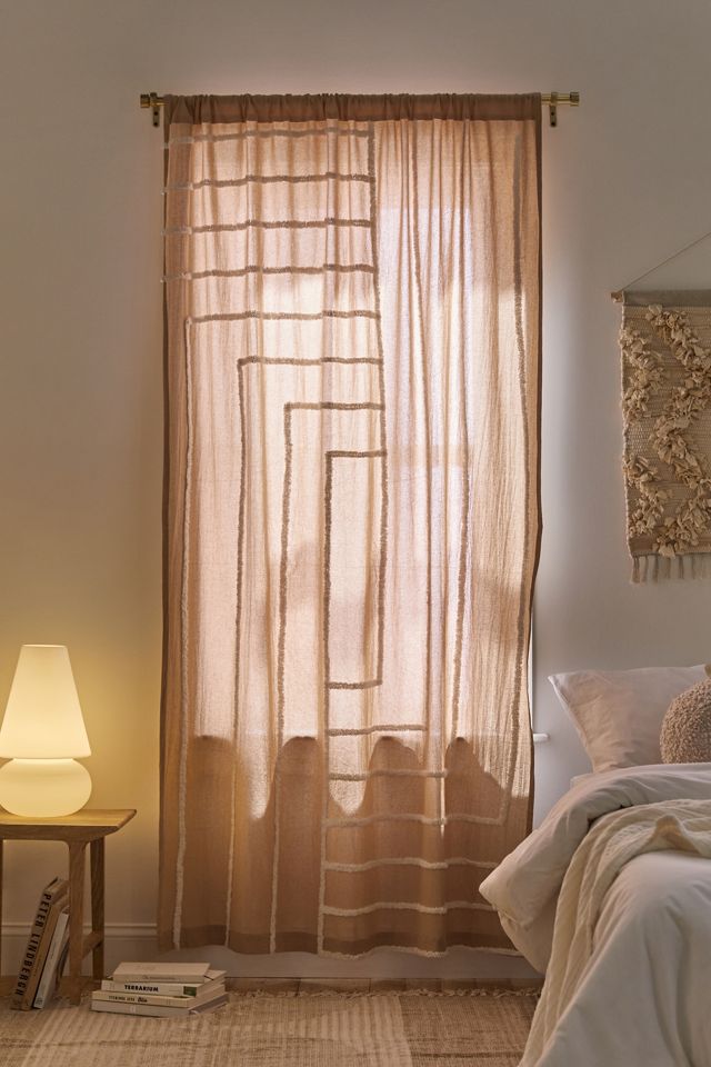 Leonie Tufted Cotton Window Panel | Urban Outfitters Canada