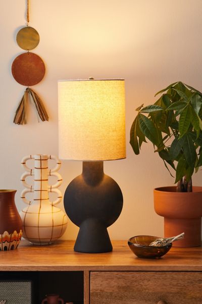 Urban Outfitters Noah Clay Table Lamp
