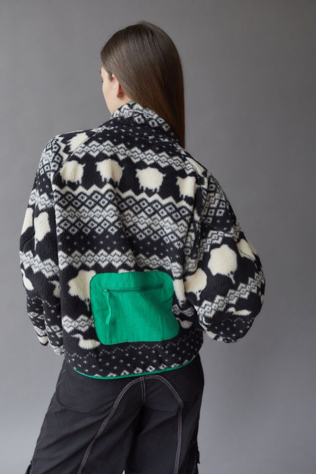 UO Stormi Zip-Up Fleece Jacket #1
