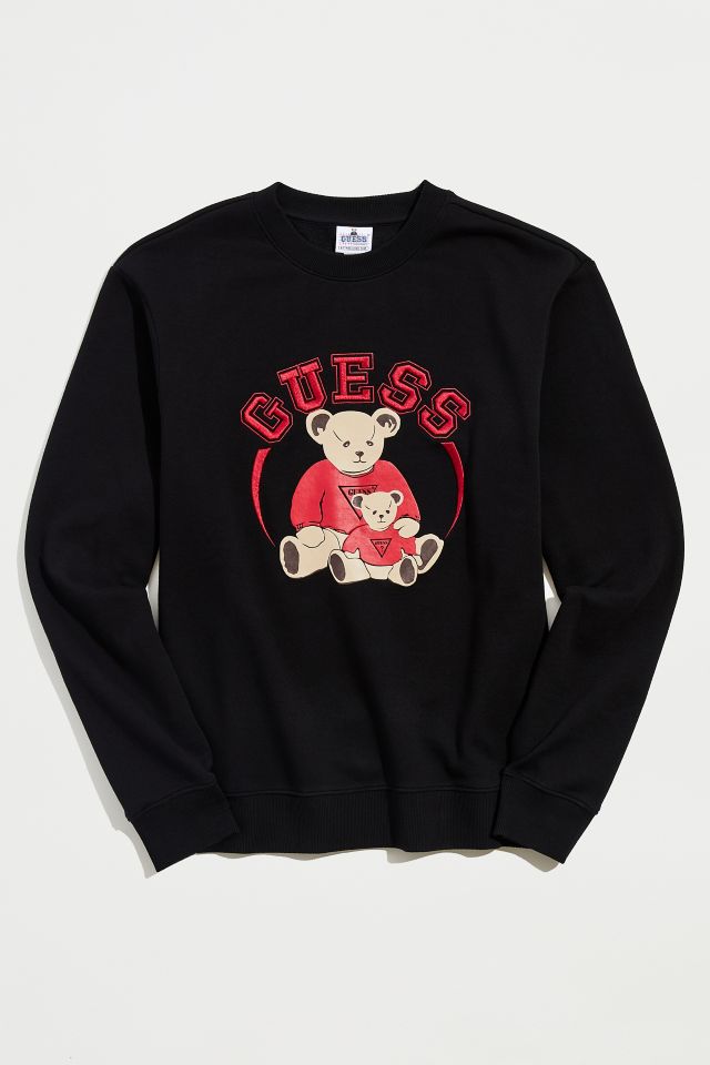 GUESS Originals Bear Logo Crew Neck Sweatshirt | Urban Outfitters