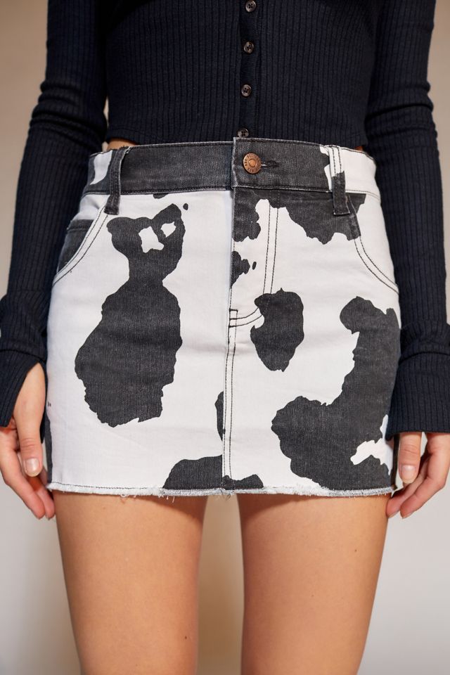 UO Amanda Low-Rise Denim Mini Skirt #3