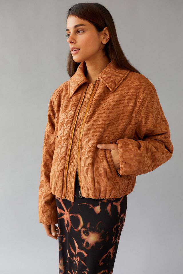 UO Femme Emboss Jacket | Urban Outfitters