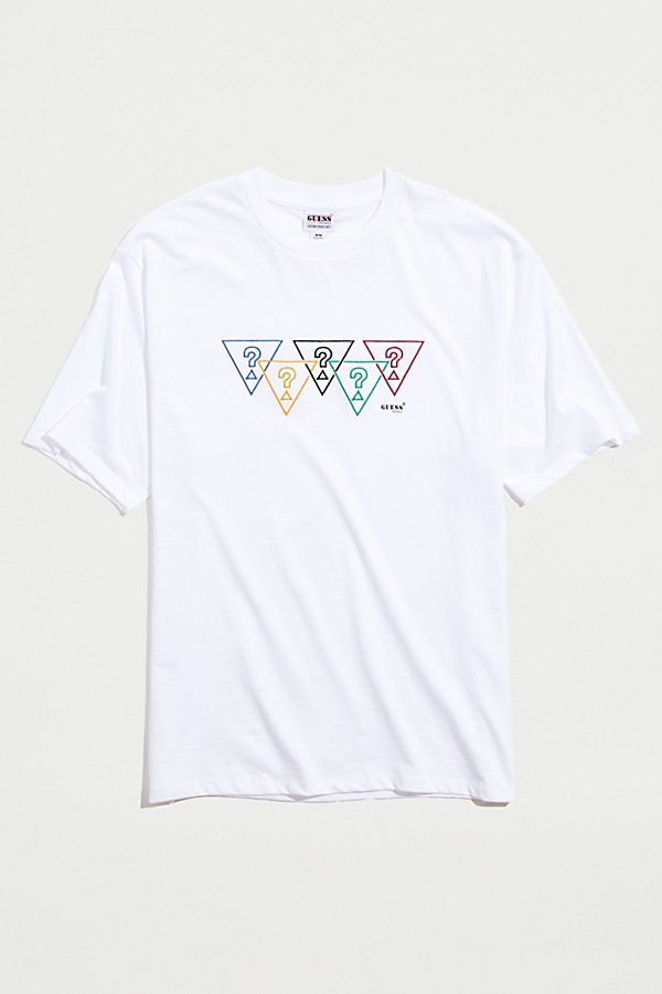 Guess Originals Logo Tee In White