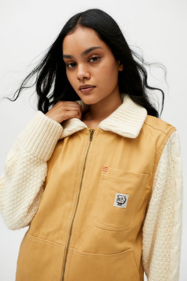 Memorize Person in charge of sports game money transfer BDG Remade Canvas Bomber Jacket | Urban Outfitters