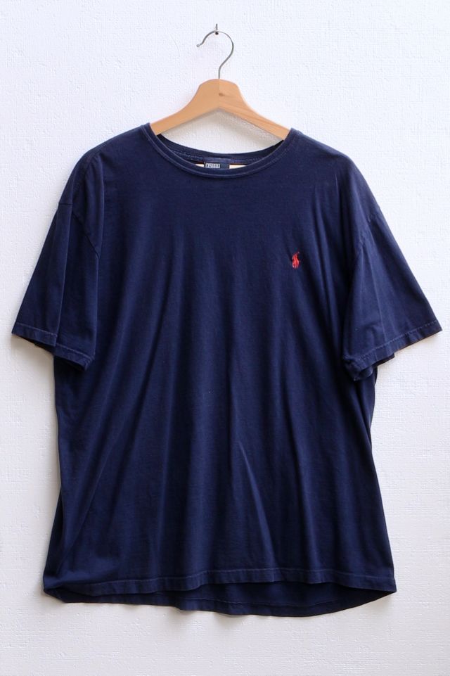 Vintage Polo Ralph Lauren Navy Logo T-shirt L | Urban Outfitters